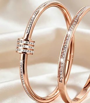 Rose Gold Bangle Bracelet
