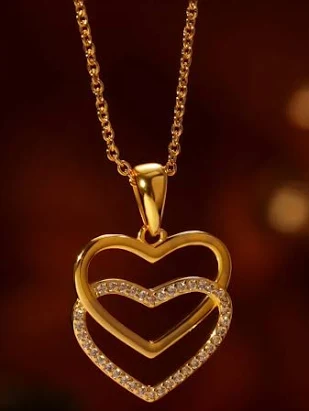 18K Gold Diamond Pendant Necklace